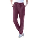 Plus Size Women's Better Fleece Jogger Sweatpant by Woman Within in Deep Claret (Size 4X)