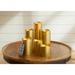 Remote-Controlled LED Candles, Set of 6 by BrylaneHome in Gold