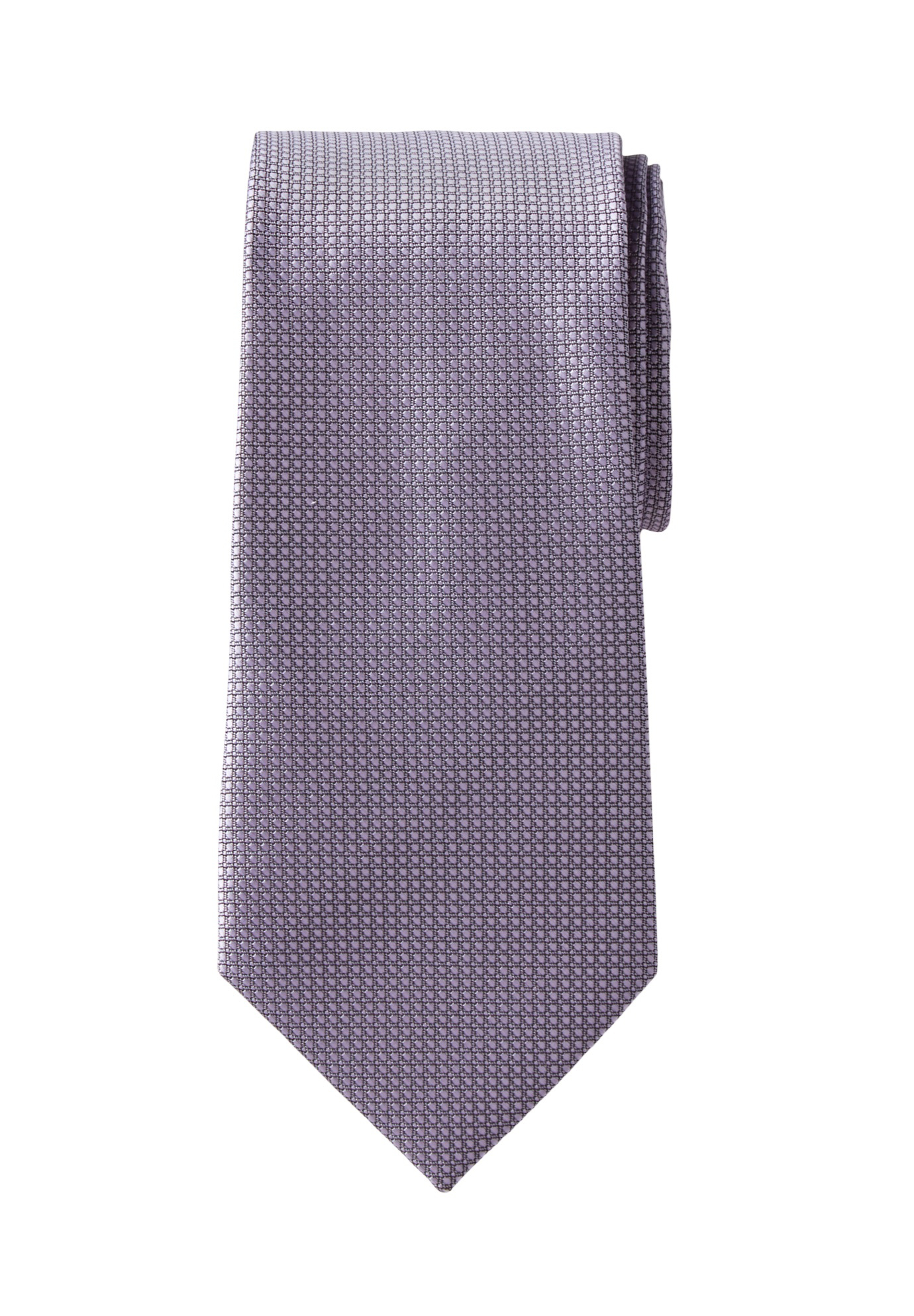 Men's Big & Tall KS Signature Extra Long Classic Textured Tie by KS Signature in Soft Purple Necktie