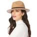 Women's Felt Fedora by Accessories For All in Soft Camel Solid 100% Wool Hat