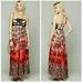 Free People Dresses | Free People Sekayi Print Tube Top Dress | Color: Pink/Red | Size: S