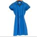 Columbia Dresses | Columbia Blue Short Sleeve Dress With Belt | Color: Blue | Size: M