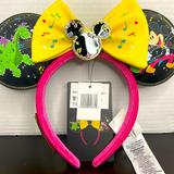 Disney Accessories | Disney’s Main Street Electrical Parade 50th Anniversary Loungefly Ear Headband | Color: Black/Pink/Yellow | Size: Os