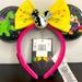 Disney Accessories | Disney’s Main Street Electrical Parade 50th Anniversary Loungefly Ear Headband | Color: Black/Pink/Yellow | Size: Os