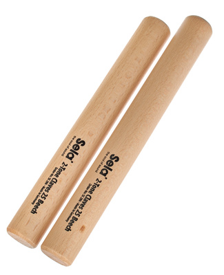 Sela 2-tone claves 25 Beech