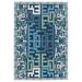 Vibe by Jaipur Living Arpino Indoor/ Outdoor Geometric Blue/ Green Area Rug (8'X10') - Jaipur Living RUG153446