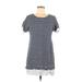 Marc New York by Andrew Marc Performance Casual Dress: Blue Dresses - Women's Size Medium