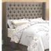 Copper Grove Guayabal Demi-wing Button-tufted Grey Upholstered Headboard