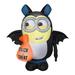 Gemmy Industries Halloween Bat Inflatable Polyester in Black/Orange/Yellow | 42.13 H x 25.59 W x 42.13 D in | Wayfair G-226688