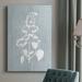 Red Barrel Studio® Botany Beauty IV Premium Gallery Wrapped Canvas - Ready To Hang Metal in Gray/White | 48 H x 32 W x 1.5 D in | Wayfair