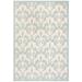 White 43 x 24 x 0.2 in Area Rug - Canora Grey Courtyard 6198 Area Rug In Aqua/Beige | 43 H x 24 W x 0.2 D in | Wayfair