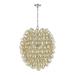 Everly Quinn Bubble Up 26" Wide 6-Light Chandelier - Chrome Metal in Gray | 31 H x 26 W x 26 D in | Wayfair F79C4E31575C4B4EACFF5867CAF7C3A1