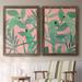 Bayou Breeze Pink & Green Birds Of Paradise I-Premium Framed Canvas - Ready To Hang Canvas, in Green/Pink | 37.5 H x 55 W x 1.5 D in | Wayfair