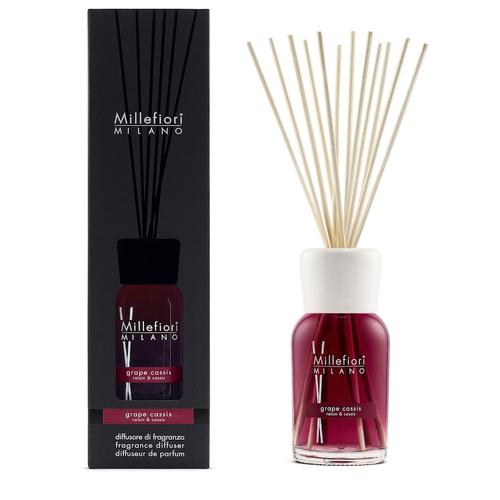 Millefiori MILANO - Reed Diffuser Grape Cassis Raumdüfte 500 ml