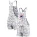 Women's Concepts Sport Gray Chicago Cubs Camo Romper Overalls