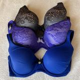 Victoria's Secret Intimates & Sleepwear | Like New! Victoria Secret Demi Body By Victoria Bras | Color: Blue/Purple | Size: 34d