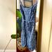 Brandy Melville Dresses | Brandy Melville Floral Printed Dress | Color: Blue/White | Size: Os