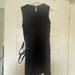 Michael Kors Dresses | Michael Kors Size 10 See Through With Underlayer Gret Dress With Shiny Belt | Color: Black | Size: 10