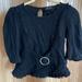 Zara Tops | Adorable Zara Blouse - New With Tags | Color: Black | Size: Xs