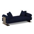 Ambella Home Collection Bolster Daybed Polyester in Blue | 26 H x 36 W x 80 D in | Wayfair 310-00_6029-31