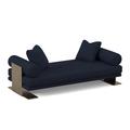 Ambella Home Collection Bolster Daybed Polyester in Blue | 26 H x 36 W x 80 D in | Wayfair 310-00_6029-02