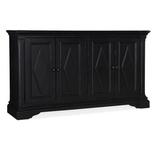 Hooker Furniture Commerce & Market Four-Door Cabinet Wood in Gray | 36 H x 64.25 W x 16.25 D in | Wayfair 7228-55008-95