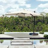 Wade Logan® Anushri 10' Square Cantilever Sunbrella Umbrella Metal | 102 H in | Wayfair 3433296AA04D477A901D90A07A8B6935