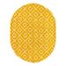 Yellow 120 x 94 x 1.5 in Area Rug - Foundry Select kids Ruth Trellis Shag Rug Polypropylene | 120 H x 94 W x 1.5 D in | Wayfair