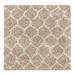 Brown 39 x 39 x 1.5 in Area Rug - Everly Quinn kids Ruby Trellis Shag Rug Light Polypropylene | 39 H x 39 W x 1.5 D in | Wayfair