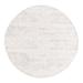 Gray/White 49 x 49 x 0.13 in Area Rug - Bruss Gray Outdoor Modern Rug, Laurel Foundry Modern Farmhouse® | 49 H x 49 W x 0.13 D in | Wayfair