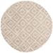 Brown 94 x 94 x 1.5 in Area Rug - Foundry Select Ruth Trellis Shag Rug Light Polypropylene | 94 H x 94 W x 1.5 D in | Wayfair