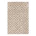 Brown 96 x 63 x 1.5 in Area Rug - Foundry Select Ruth Trellis Shag Rug Light Polypropylene | 96 H x 63 W x 1.5 D in | Wayfair