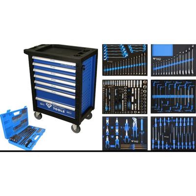 Brilliant Tools Werkstattwagen mit 7 Schubladen und 473 Werkzeugen Werkzeugwagen BT153473 Image