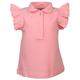 Mayoral - Polo-Top Ruffles In Rosa, Gr.92