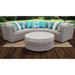 Florence 4 Piece Outdoor Wicker Patio Furniture Set 04a