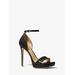 Michael Kors Jordyn Patent Leather Platform Sandal Black 6