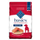 Blue Basics Skin & Stomach Care Natural Adult Salmon & Potato Dry Dog Food, 11 lbs.