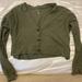 American Eagle Outfitters Tops | American Eagle Long Sleeve | Color: Green | Size: M