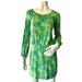 Lilly Pulitzer Dresses | Lilly Pulitzer Green Multicolor Casual Mini Dress Size S | Color: Green/Yellow | Size: S
