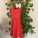 Free People Dresses | Fp Orange Open Back Ruffle Dress | Color: Orange/Red | Size: S