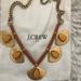 J. Crew Jewelry | Jcrew Necklace | Color: Brown/Gold | Size: Os