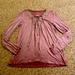 American Eagle Outfitters Tops | American Eagle Soft And Sexy Pink Lace Up Shirt Size Small | Color: Pink | Size: S