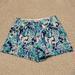 Lilly Pulitzer Shorts | Nwt Lilly Pulitzer Marina Knit Short - Elephant Appeal | Color: Blue/Green | Size: 0