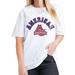 Women's Gameday Couture White American University Eagles Now or Never Oversized T-Shirt