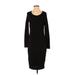 Old Navy Casual Dress - Sheath: Black Solid Dresses - Women's Size Small Petite