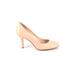 Nine West Heels: Pink Solid Shoes - Size 11