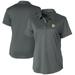 Women's Cutter & Buck Gray Oakland Athletics Prospect Textured Stretch Polo