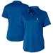 Women's Cutter & Buck Royal Los Angeles Dodgers Prospect Textured Stretch Polo