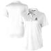 Women's Cutter & Buck White Miami Marlins Prospect Textured Stretch Polo