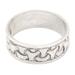 Return to Me,'Men's Hand Crafted Sterling Silver Band Ring'